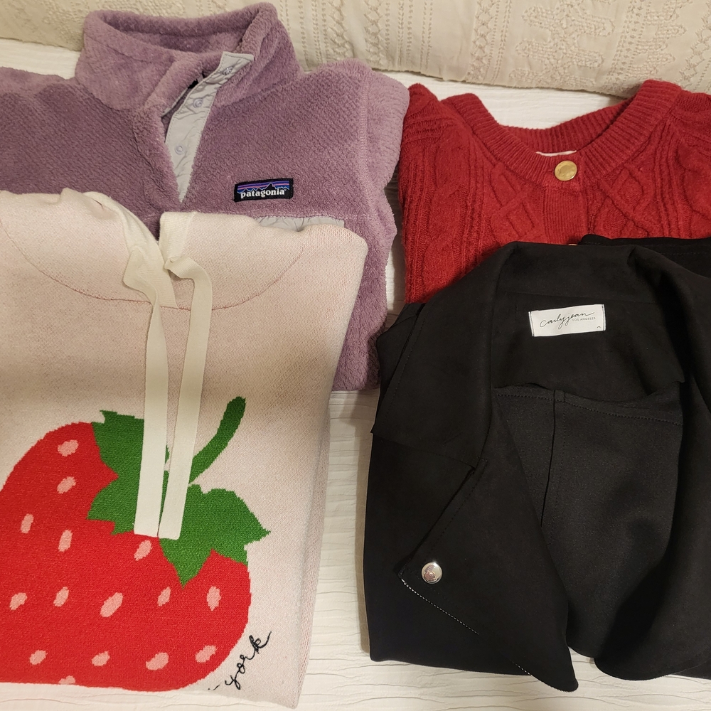 Kate Spade Pink Hoodie with Strawberry Design - Picture 3 of 10